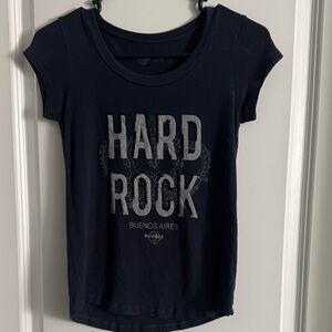 Hard Rock  Navy 'Hard Rock Buenos Aires' Graphic Tee